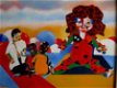 Figuratief - Kinderen/poppen aan Zee - initialen S.G. '83 - 2 - Thumbnail