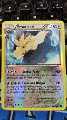 Stoutland  88/108 Rare (reverse) BW Dark Explorers