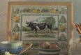 Borduurpatroon 7559 country borduren koe - 1 - Thumbnail