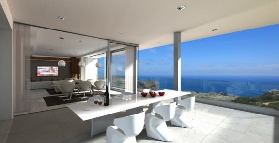 Luxe villa met panoramisch zeezicht Costa Blanca - 5