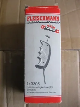 fleischmann snelheidsregelaar (groot) met rembeïnvloeding in ovp 3305 (grijs) - 1