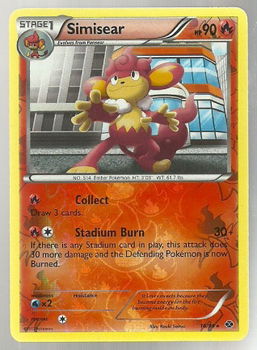 Simisear 16/99 Rare (reverse) BW Next Destinies - 1