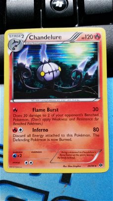 Chandelure  20/99 holo BW Next Destinies