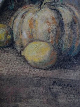 Fruitstilleven met pompoenen - Georg Pletser 1871-1942 - 4