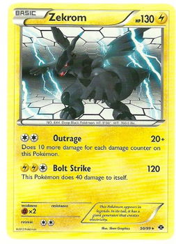 Zekrom 50/99 Rare BW Next Destinies - 1