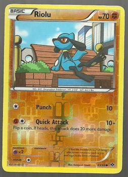 Riolu 63/99 (reverse) BW Next Destinies - 1