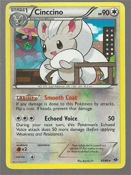 Cinccino 85/99 holo (reverse) BW Next Destinies - 1