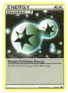 Double Colorless Energy  92/99 BW Next Destinies