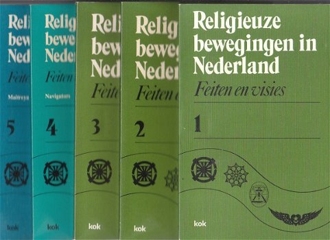 Religieuze bewegingen in Nederland door Kranenborg ea (5dln) - 1