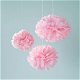 PomPom, papieren bollen, tissue bollen, huwelijk decoratie - 2 - Thumbnail