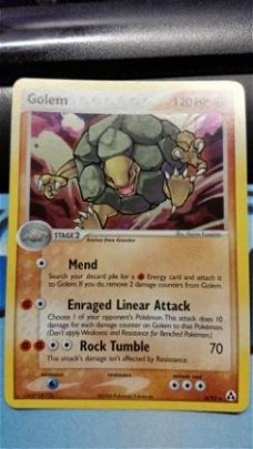 Golem  6/92 holo  Ex Legend Maker