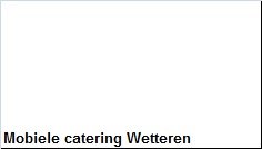 Mobiele catering Wetteren - 1