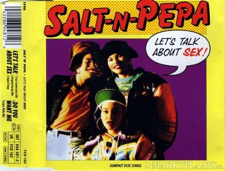 Salt-N-Pepa* - Let's Talk About Sex! 4 Track CDSingle - 1