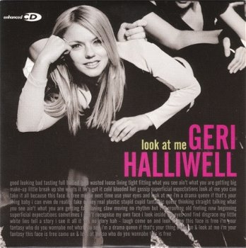 CD Single Geri Halliwell ‎– Look At Me - 1