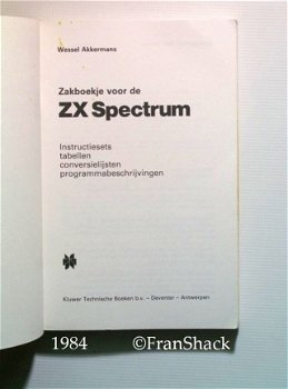 [1984] Zakboekje voor de ZX Spectrum, - 2