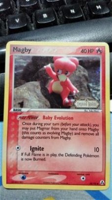 Magby  58/92 (reverse) Ex Legend Maker