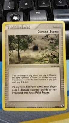 Cursed Stone  72/92 Ex Legend Maker