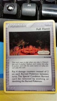 Full Flame  74/92 (reverse) Ex Legend Maker