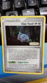 Claw Fossil 78/92 (reverse) Ex Legend Maker - 1