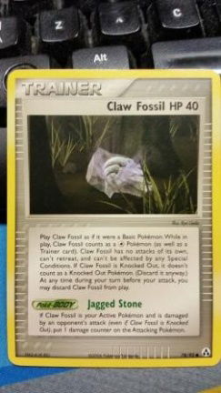 Claw Fossil 78/92 Ex Legend Maker - nr. 1