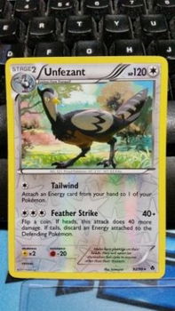 Unfezant 82/98 Rare (reverse) BW Emerging Powers - 1