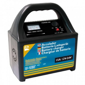 Acculader 12V/24V 15Amp. - 1