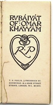 Rubaiyat 1904 Omar Khayyam TN Foulis Joseph W Simpson (ill.) - 2