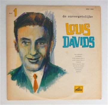 LP 10 inch: Louis Davids - De Onvergetelijke (HMV) - 1