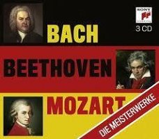 Bach / Beethoven / Mozart- Die Meisterwerke ( 3 CDBox ) (Nieuw/Gesealed)  Import