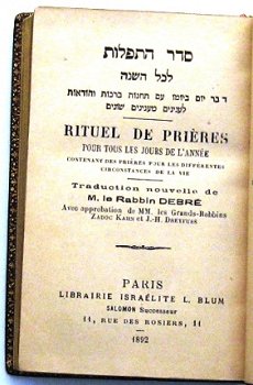 Rituel de Prières Pour Tous les Jours de l'Année 1892 Debré - 4