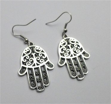 Oorbellen Hamsa hand (175) - 2