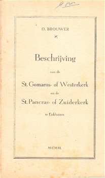Beschrijving van de Westerkerk en de Zuiderkerk te Enkhuizen - 1
