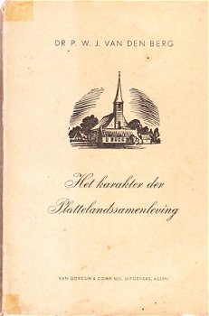 Het karakter van den plattelandssamenleving, Van den Berg - 1