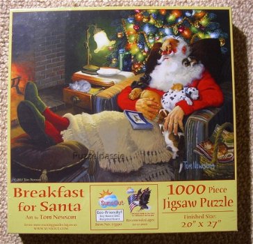 SunsOut - Breakfast for Santa - 1000 Stukjes Nieuw - 2