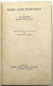 Korostovetz 1931 Seed and Harvest - Gesigneerd Oekraïne - 4
