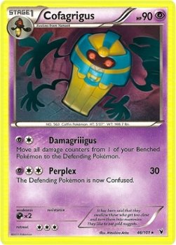 Cofagrigus 46/101 Rare BW Noble Victories - 1