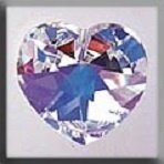 Mill Hill Crystal Treasures - Medium Heart 13045