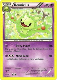 Reuniclus  53/101 Rare BW Noble Victories
