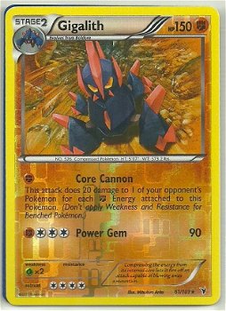 Gigalith 61/101 Rare (reverse) BW Noble Victories - 1