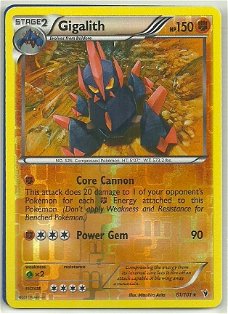 Gigalith  61/101 Rare (reverse) BW Noble Victories