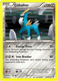 Cobalion  84/101 Holo BW Noble Victories