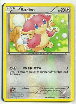 Audino 85/101 (reverse) BW Noble Victories - 1