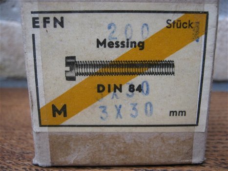 restant messing metaalschroeven zaagsnede: cilinderkop - 1