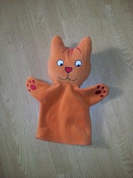 * 876 Dikkie dik Sesamstraat handpop 26cm - 1