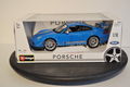 Porsche 911 GT3 RS 4.0 2012 blauw 1:18 Bburago - 2 - Thumbnail