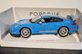 Porsche 911 GT3 RS 4.0 2012 blauw 1:18 Bburago - 4 - Thumbnail