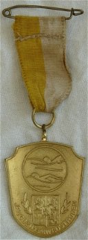 Medaille, Jeugdzwemwedstrijden, met lintje. - 1