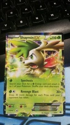 Shaymin EX  5/99  BW Next Destinies nm