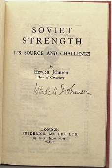 Soviet Strength 1942 Johnson - Gesigneerd Rusland USSR