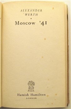 Moscow '41 HC Werth - 1942 Rusland USSR Tweede Wereldoorlog - 3